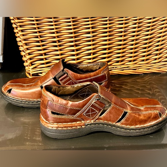 Streetcars Men’s Leather ASC Arch Support Comfort Sandals Size 10 M - Picture 10 of 12